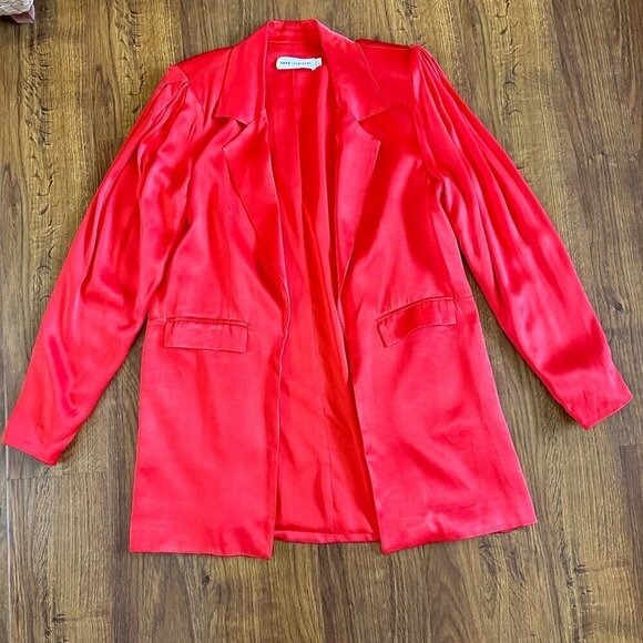 Fame and Partners x Free People Axel silky blazer - Picture 3 of 7